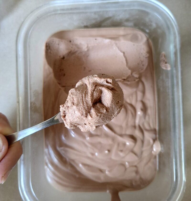 mousse de chocolate